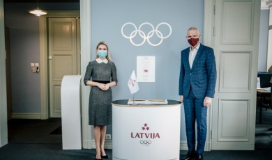 Latvijas Olimpiskā komiteja sadarbosies ar Bērnu Slimnīcas fondu 